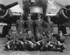 Cole Crew, 546th BS, in front of unidentified B-17G