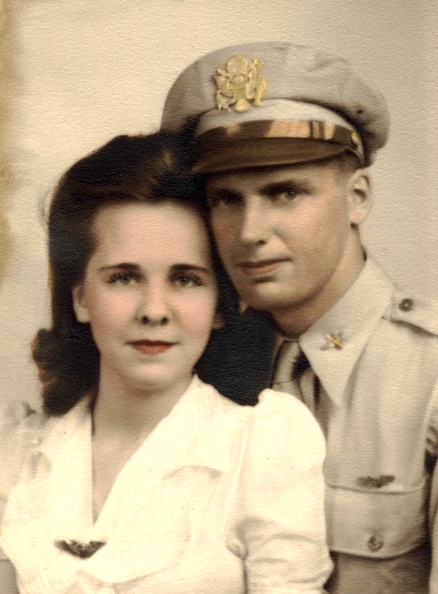 Verna and Howard Cole, shortly after his graduation
