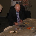 Don Hilliard signing the wing panel.