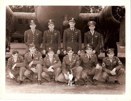 Sprague Crew, unidentified B-17F 544th
