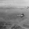 384th and B-24 formation