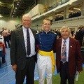 Fred Preller, Cadet First Class Matt Ward, and Len Estrin