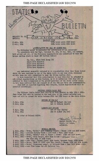 Station Bulletin# 93 4 JULY 1944