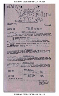 Station Bulletin# 110 7 AUGUST 1944 Page 1