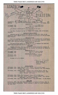 Station Bulletin# 151 28 OCTOBER 1944