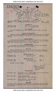 Station Bulletin# 150 26 OCTOBER 1944
