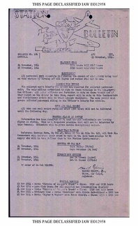 Station Bulletin# 164 23 NOVEMBER 1944