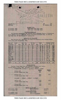 Station Bulletin# 6,  10 JANUARY 1945  Page 1