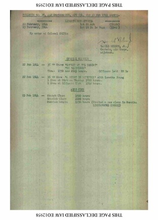 Station Bulletin# 26, 21 FEBRUARY 1944 Page 2