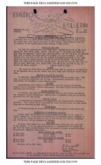 BULLETIN# 15, 22 JULY 1945