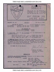 BULLETIN# 95, 30 OCTOBER 1945