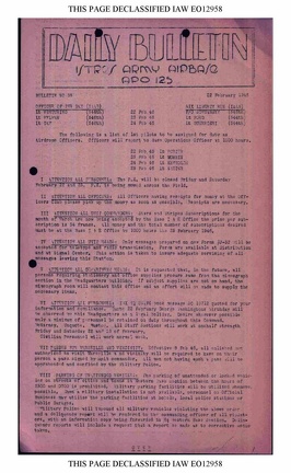 BULLETIN# 38, 22 FEBRUARY 1946 Page 1