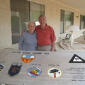 Len and Helen Estrin, 22 Oct 2010, 384th BG B17 Wing Panel
