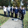 Six Veterans at the 384th Plaque