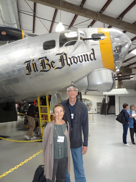 Mariola and Chris Wilkinson at the 390th Bombardment Group Museum.jpg