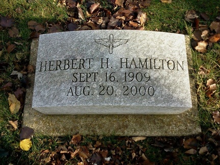 Hamilton Grave marker