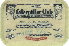 Caterpillar Club, James K. Kangas
