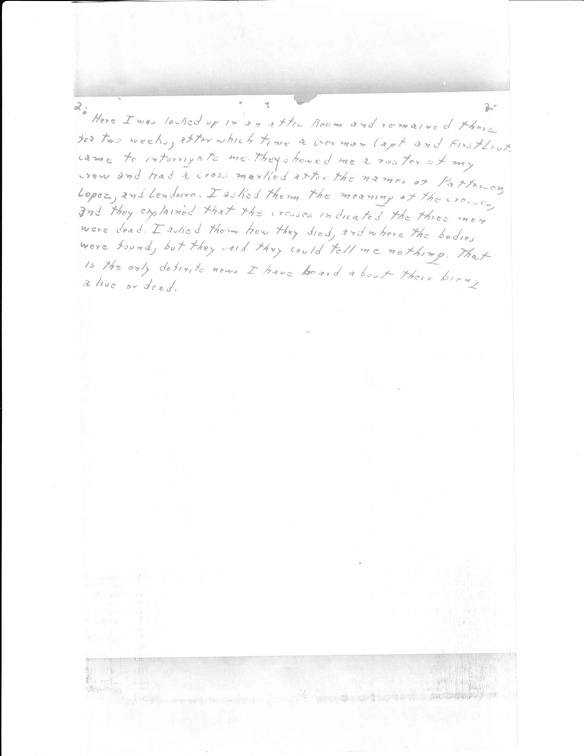 Calnon letter to surviving crew 8