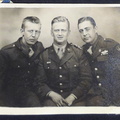 Bakalarski (center) and two buddys, front