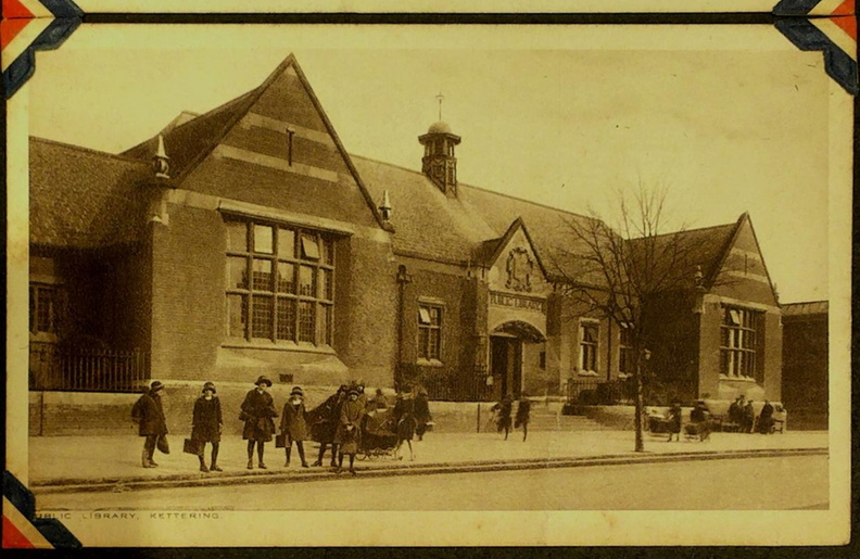 Postcard, Public Library, Kettering.jpg