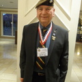 John Gilbert, UK Rep for the 392nd Bomb Group with his Beret