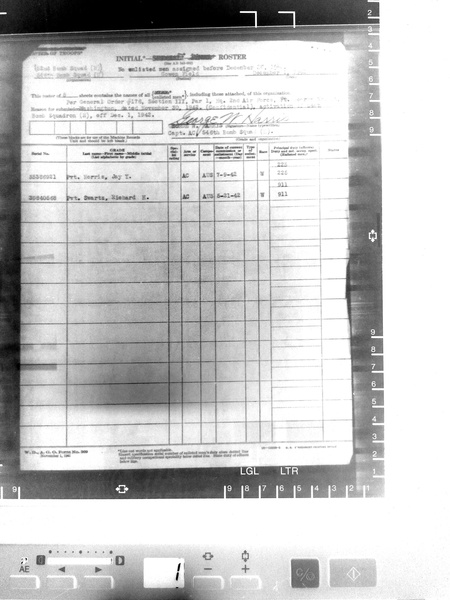 384th Wartime Documents / Unit Personnel Rosters / 546th BS Rosters ...