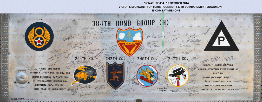 VICTOR J. STORNANT SIGNATURE #94