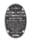 Manufacturer's Identification Plate