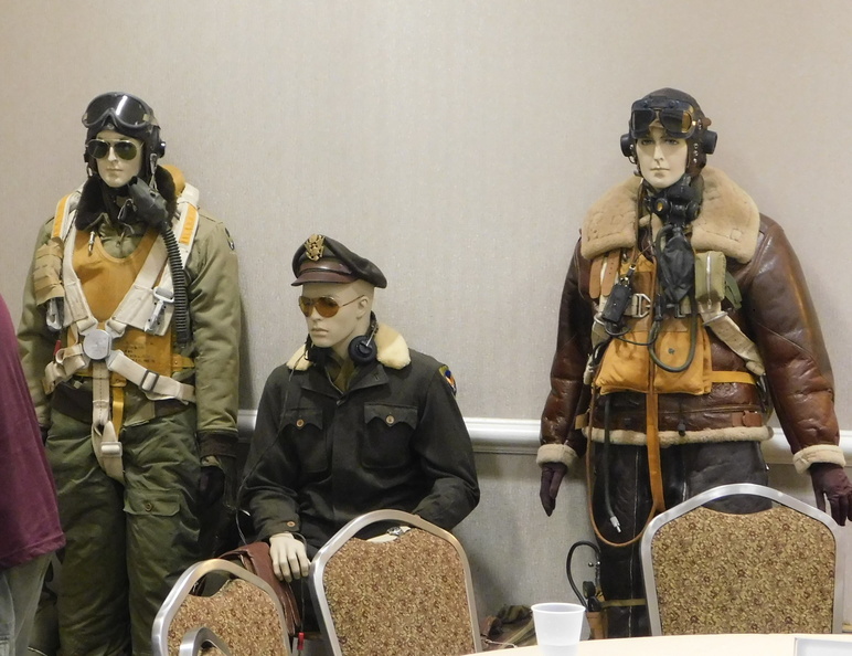Andy Rivera's Display of WWII Uniforms.JPG