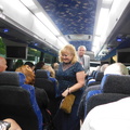 Linda & David Schmidt Boarding the Bus for the Gala Dinner