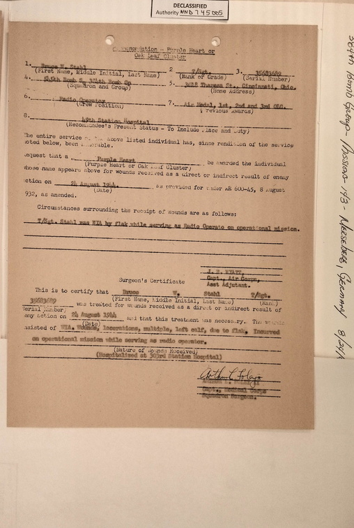 STAHL, B W 3 Img0007 FROM S-1 FILE 1944-08-25