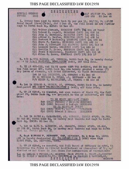 SO 109 20 DECEMBER 1945 Page 1
