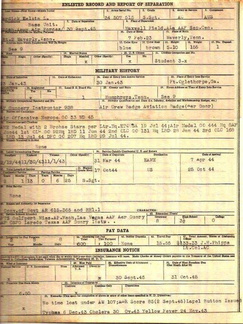 Melvin Hedrick Discharge Certificate 