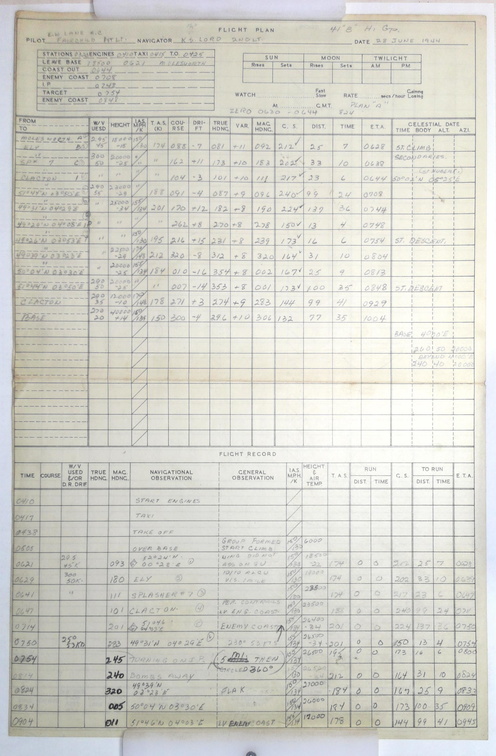1944-06-28, SHIP 7824, PAGE 1 OF 2