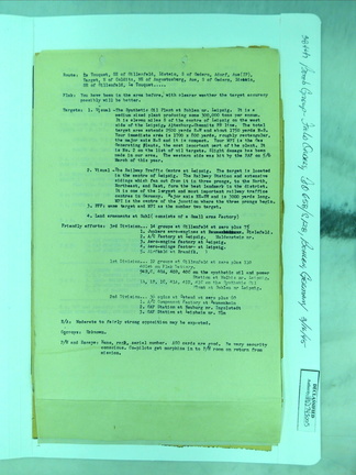 1945-03-16 Mission Plan 1724-22-007