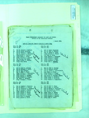 544th Loading Lists 3536-01-007