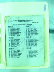 544th Loading Lists 3536-01-018