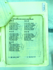 544th Loading Lists 3536-01-033