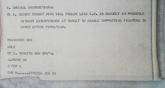 1943-08-20 Mission Plan 1721-09-005