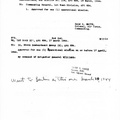 1944-03-07 Request To Participate in Aerial Flight, - Endorsement, Appproved for 1 Flight