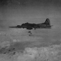 384th B-17G pathfinder aircraft dropping bombs
