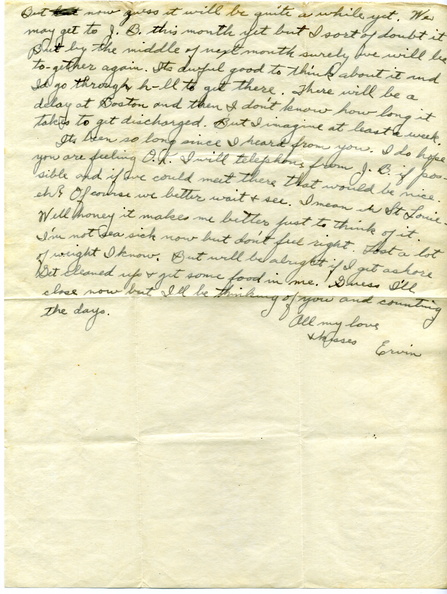 22 September 1945 Letter