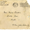 Valentine envelope 1943