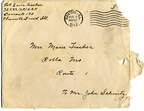Valentine envelope 1943