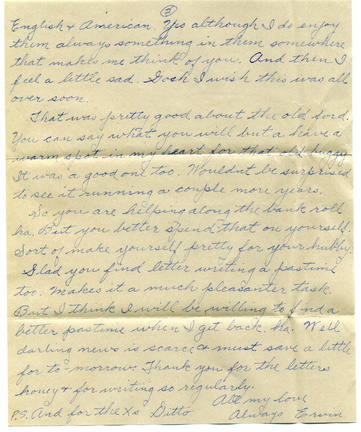 12 August 1943 Letter