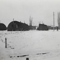 Quanset Huts in Winter