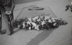 Memorial with flowers