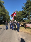 Junket XI -- honor guard, 384th memorial service