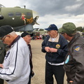 Junket XI -- Sally B crew visit with 384th vets