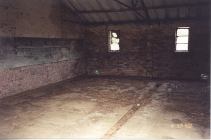 546th Bomb Sqn Shower Hut Interior